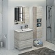 Comforty Мебель для ванной Верона 75 дуб белый – фотография-12